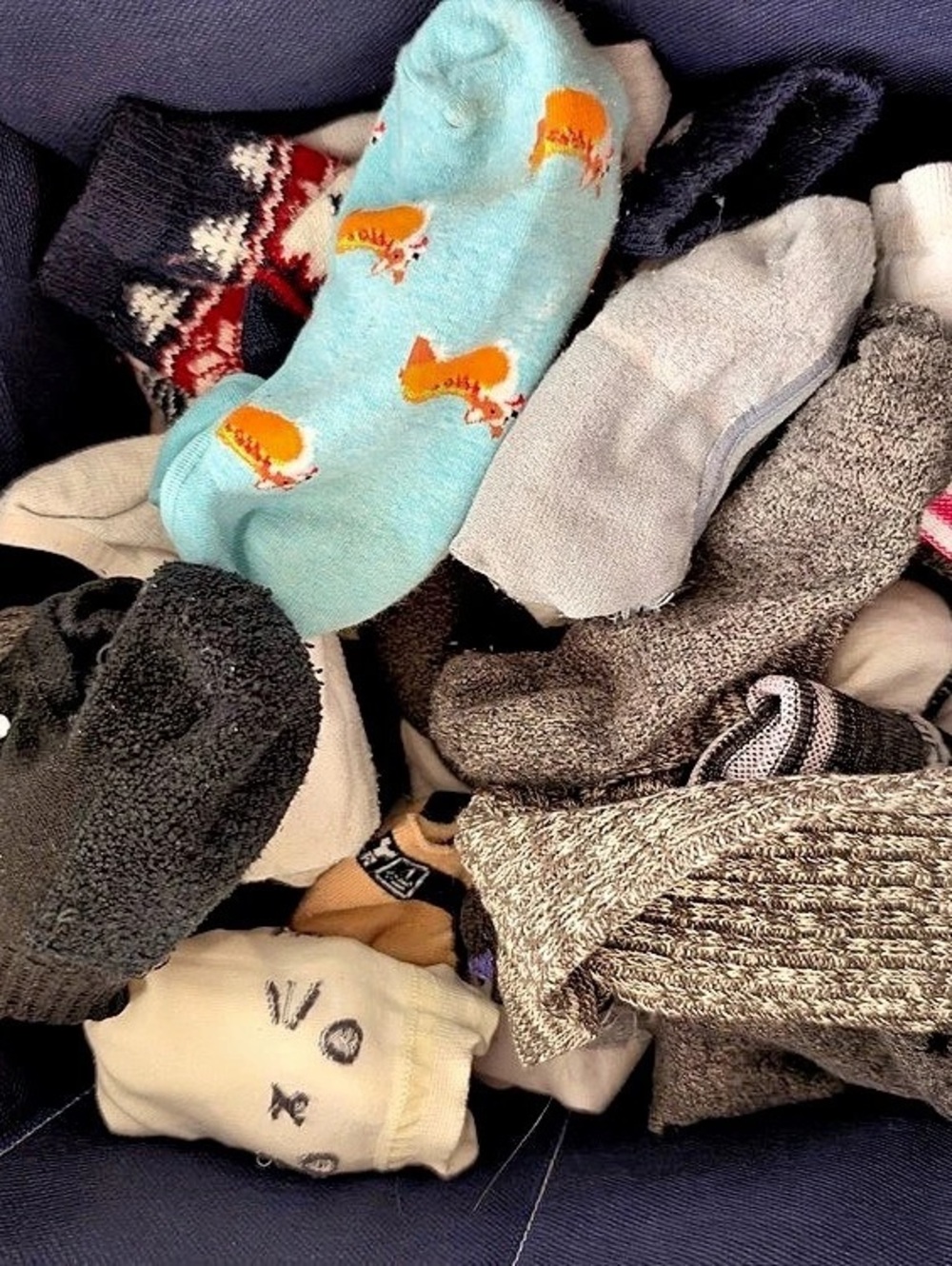 huge bundle of women’s socks